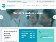 Tablet Screenshot of curriermd.com